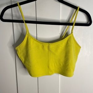 GARAGE NEON GREEN/YELLOW CROP TOP